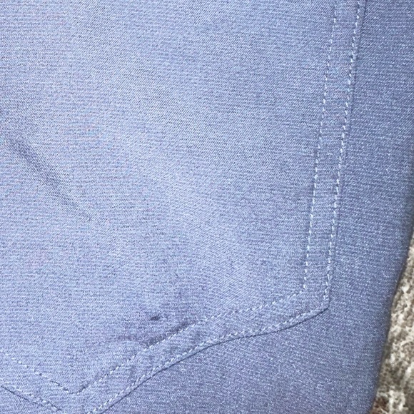 Figs Vapor Blue High Rise Zamora Jogger Scrub Pants - Picture 3 of 3